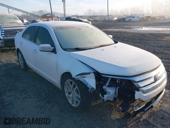 2012 Ford Fusion SEL with VIN 3FAHP0JG3CR254175, listed as a IAAI auction lot 41459968 with 191,831 mi miles. Bid and sale history available at carsss.com. Image 1.