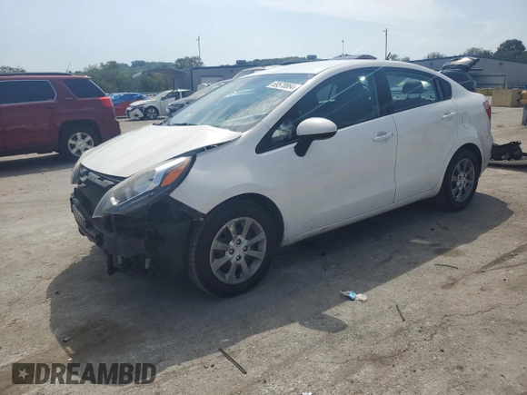 2016 Kia Rio LX with VIN KNADM4A36G6557926, listed as a Copart auction lot 69578864 with 137,404 mi miles and Salvage Title. Bid and sale history available at DreamBid. Image 1.