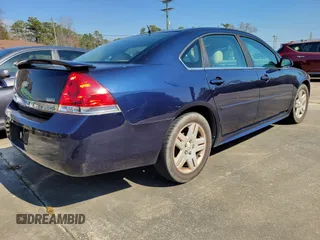 2011 Chevrolet Impala LT Retail with VIN 2G1WB5EK5B1145854, listed as a IAAI auction lot 41709957 with 213,328 mi miles and . Bid and sale history available at DreamBid. Image 4.