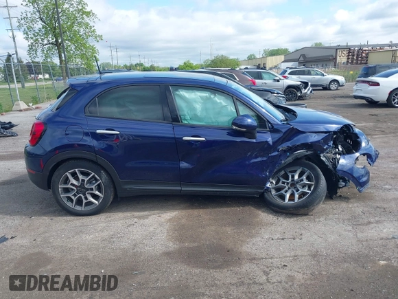 2021 FIAT 500X Trekking with VIN ZFBNF3B10MP945509, listed as a IAAI auction lot 42299963 with 35,474 mi miles and . Bid and sale history available at DreamBid. Image 13.
