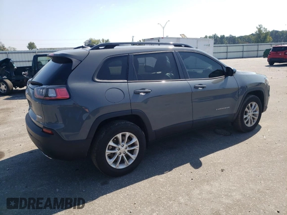 2022 Jeep Cherokee Latitude Lux with VIN 1C4PJMMN5ND546432, listed as a Copart auction lot 74704424 with 17,241 mi miles and Salvage title. Bid and sale history available at DreamBid. Image 3.