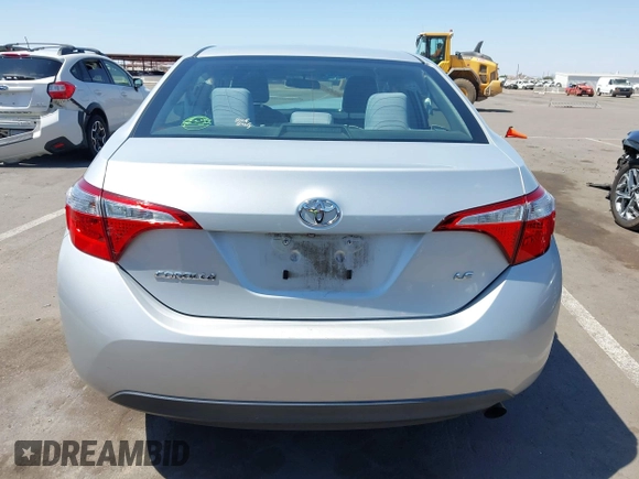 2016 Toyota Corolla L with VIN 2T1BURHE3GC599462, listed as a IAAI auction lot 42478922 with 104,125 mi miles and . Bid and sale history available at DreamBid. Image 16.