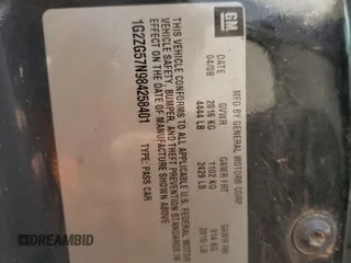 2008 Pontiac G6 z VIN 1G2ZG57N984258401, wystawiony jako Copart lot #49211995 z przebiegiem 189 406 mil mil oraz Szkoda całkowita • Salvage title. Historia ofert i sprzedaży dostępna na DreamBid. Obrazek 12.