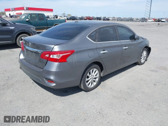 2018 Nissan Sentra SV with VIN 3N1AB7AP0JL627243, listed as a IAAI auction lot 41822674 with 144,841 mi miles and . Bid and sale history available at carsss.com. Image 4.