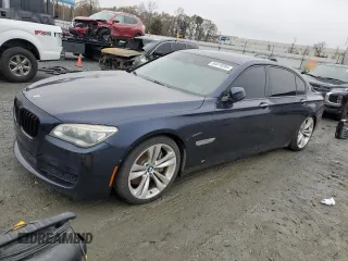 2015 BMW 7 Series 750Li xDrive with VIN WBAYF8C50FD654051, listed as a Copart auction lot 84419284 with 164,994 mi miles and Clean Title. Bid and sale history available at carsss.com. Image 1.