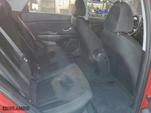 2021 Hyundai Elantra SEL with VIN 5NPLS4AG5MH004595, listed as a Copart auction lot 46096555 with 28,124 mi miles and Salvage Title. Bid and sale history available at carsss.com. Image 11.