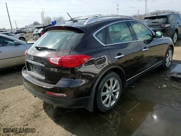 2010 Infiniti EX35 Journey with VIN JN1AJ0HR1AM753098, listed as a Copart auction lot 50184885 with 114,220 mi miles and Clean Title. Bid and sale history available at carsss.com. Image 12.