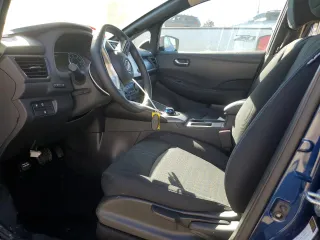 2025 Nissan LEAF S with VIN 1N4AZ1BV1SC565440, listed as a Copart auction lot 47496545 with 1,097 mi miles and Salvage Title. Bid and sale history available at carsss.com. Image 7.