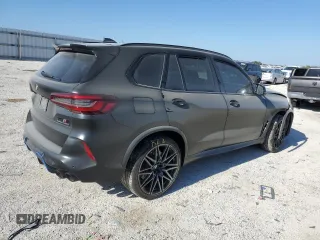 2020 BMW X5 M Competition with VIN 5YMJU0C07L9C91028, listed as a Copart auction lot 63031553 with 0 mi miles. Bid and sale history available at carsss.com. Image 3.