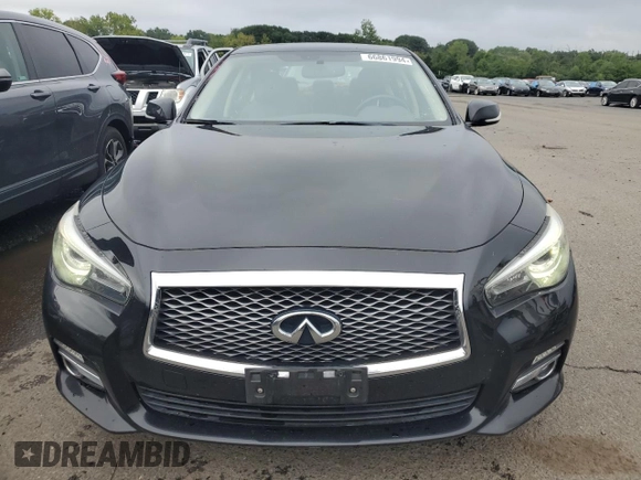 2017 Infiniti Q50 2.0t Sport with VIN JN1CV7ARXHM681506, listed as a Copart auction lot 66861994 with 97,493 mi miles and Salvage Title. Bid and sale history available at carsss.com. Image 5.