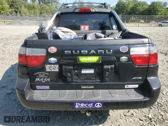 2006 Subaru Baja Special Sports с VIN 4S4BT62C667106930, выставлен на аукционе Copart как лот 70958114 с пробегом 90 055 миль миль и Списание • Salvage title. История ставок и продаж доступна на DreamBid. Изображение 6.