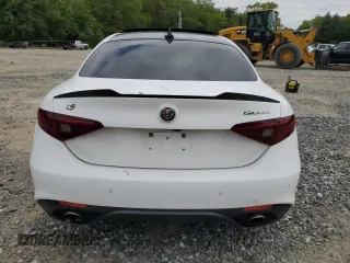 2019 Alfa Romeo Giulia Sport with VIN ZARFANAN6K7607194, listed as a Copart auction lot 57393415 with Not provided miles and Salvage title. Bid and sale history available at DreamBid. Image 6.