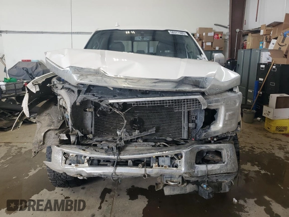2018 Ford F-150 XL with VIN 1FTFW1E13JFD56117, listed as a Copart auction lot 50377485 with 0 mi miles and Salvage Title. Bid and sale history available at carsss.com. Image 5.