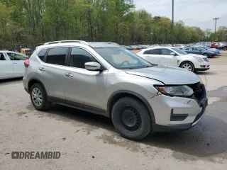 2017 Nissan Rogue SL with VIN JN8AT2MT4HW384468, listed as a Copart auction lot 51923805 with 166,366 mi miles and Salvage Title. Bid and sale history available at DreamBid. Image 4.
