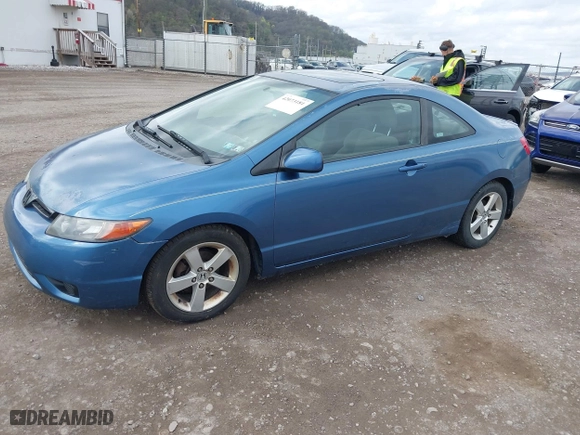 2008 Honda Civic Cpe EX with VIN 2HGFG12868H555929, listed as a IAAI auction lot 42073181 with 131,450 mi miles. Bid and sale history available at carsss.com. Image 2.