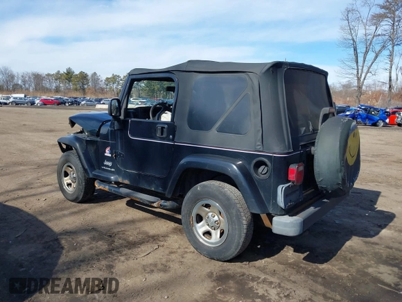 2003 Jeep Wrangler X with VIN 1J4FA39S53P362991, listed as a IAAI auction lot 41607212 with 240,556 mi miles. Bid and sale history available at carsss.com. Image 14.