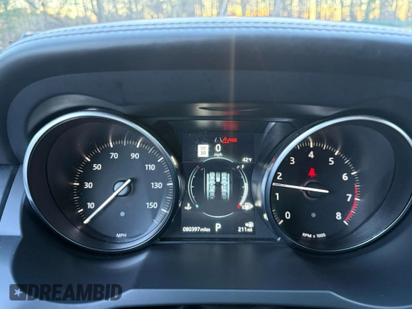 2018 Land Rover Range Rover Evoque HSE Dynamic with VIN SALVD5RX1JH323119, listed as a Copart auction lot 43195685 with 80,394 mi miles and Clean title. Bid and sale history available at DreamBid. Image 8.