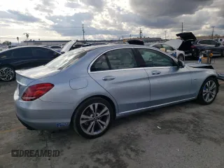 2017 Mercedes-Benz C 350e with VIN 55SWF4HB2HU227658, listed as a Copart auction lot 46088444 with 41,619 mi miles and . Bid and sale history available at DreamBid. Image 3.