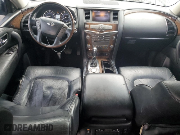 2013 Infiniti QX56 with VIN JN8AZ2NF4D9550326, listed as a Copart auction lot 70516844 with 203,847 mi miles and Salvage Title. Bid and sale history available at carsss.com. Image 8.