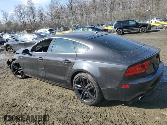 2012 Audi A7 Prestige с VIN WAUSGAFC1CN001979, выставлен на аукционе Copart как лот 41823795 с пробегом Не указан миль и Списание • Salvage title. История ставок и продаж доступна на DreamBid. Изображение 2.