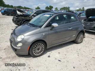 2012 FIAT 500 Lounge with VIN 3C3CFFCR6CT208694, listed as a Copart auction lot 64085775 with 116,768 mi miles and Clean title. Bid and sale history available at DreamBid. Image 1.