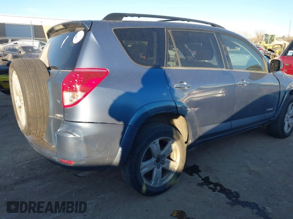 2007 Toyota RAV4 Sport with VIN JTMBD32V375122002, listed as a IAAI auction lot 41229521 with 307,911 mi miles. Bid and sale history available at carsss.com. Image 4.