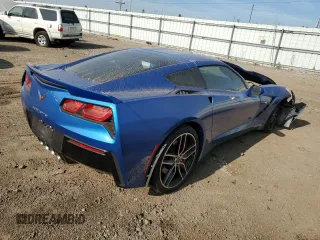 2016 Chevrolet Corvette Z51 3LT with VIN 1G1YM2D74G5120271, listed as a Copart auction lot 67596254 with 0 mi miles and Salvage Title. Bid and sale history available at carsss.com. Image 3.