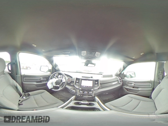 2022 Ram 1500 Big Horn with VIN 1C6SRFFT5NN448240, listed as a Copart auction lot 58556525 with 45,591 mi miles and Salvage title. Bid and sale history available at DreamBid. Image 14.
