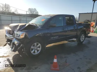 2011 Nissan Titan SV with VIN 1N6BA0ED8BN300633, listed as a Copart auction lot 48545885 with 102,998 mi miles and Salvage Title. Bid and sale history available at DreamBid. Image 1.