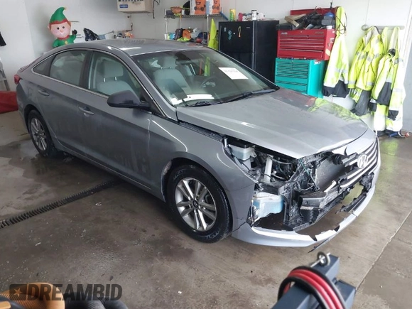 2017 Hyundai Sonata 2.4L with VIN 5NPE24AF8HH476411, listed as a IAAI auction lot 41421224 with 115,113 mi miles and . Bid and sale history available at DreamBid. Image 1.
