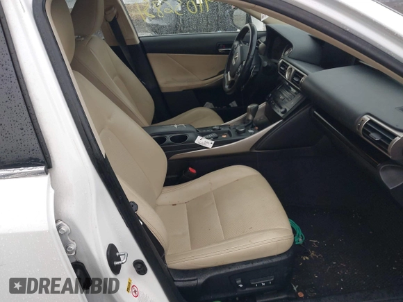 2014 Lexus IS 250 with VIN JTHCF1D25E5007208, listed as a IAAI auction lot 41036831 with 136,884 mi miles. Bid and sale history available at carsss.com. Image 5.