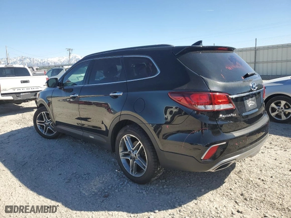 2017 Hyundai Santa Fe Limited Ultimate with VIN KM8SRDHF2HU176823, listed as a Copart auction lot 50568995 with 88,877 mi miles and Salvage Title. Bid and sale history available at carsss.com. Image 2.