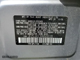 2017 Subaru Forester Premium with VIN JF2SJAGC8HH509120, listed as a Copart auction lot 53108485 with 130,283 mi miles and Salvage Title. Bid and sale history available at carsss.com. Image 14.