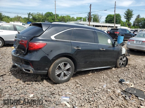 2017 Acura MDX z VIN 5FRYD4H3XHB041633, wystawiony jako Copart lot #55994175 z przebiegiem Nie podano mil oraz Szkoda całkowita • Salvage title. Historia ofert i sprzedaży dostępna na DreamBid. Obrazek 3.