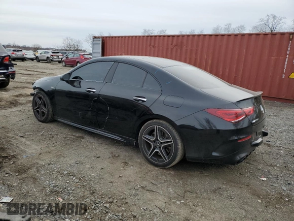 2022 Mercedes-Benz CLA 35 AMG with VIN W1K5J5BB8NN287070, listed as a Copart auction lot 45001484 with 28,023 mi miles and . Bid and sale history available at DreamBid. Image 2.