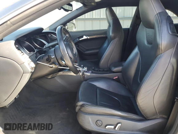 2014 Audi S5 Premium Plus with VIN WAUCGAFRXEA010408, listed as a Copart auction lot 42742145 with 128,354 mi miles and Salvage Title. Bid and sale history available at carsss.com. Image 7.