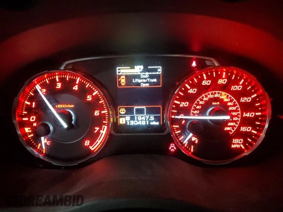 2015 Subaru WRX with VIN JF1VA1A62F9817945, listed as a Copart auction lot 44938085 with 130,491 mi miles and Salvage Title. Bid and sale history available at carsss.com. Image 9.
