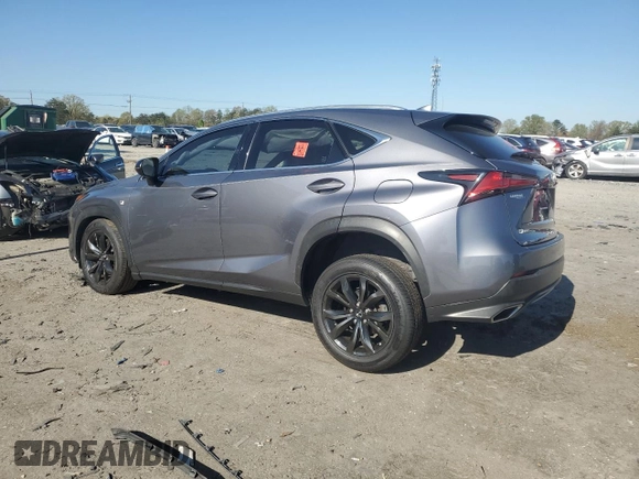2020 Lexus NX 300 F Sport with VIN JTJSARBZ4L5007172, listed as a Copart auction lot 52419925 with 54,541 mi miles and Salvage title. Bid and sale history available at DreamBid. Image 2.
