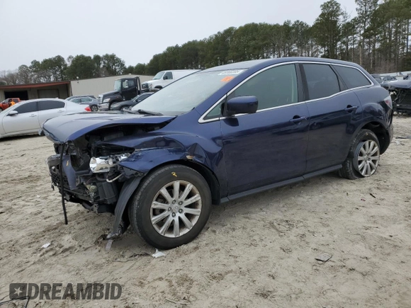 2011 Mazda CX-7 i Sport with VIN JM3ER2BM4B0366383, listed as a Copart auction lot 46000395 with 184,030 mi miles and Salvage Title. Bid and sale history available at carsss.com. Image 1.