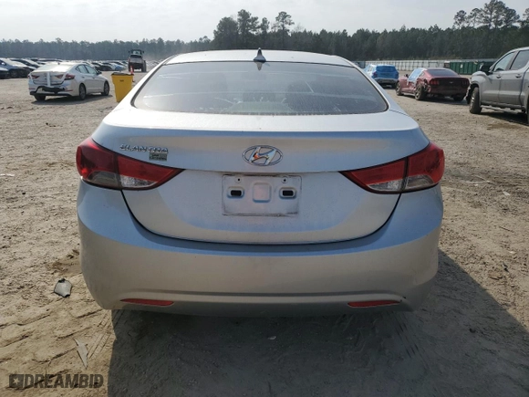 2013 Hyundai Elantra GLS with VIN 5NPDH4AE6DH395600, listed as a Copart auction lot 43967675 with 92,462 mi miles and Salvage Title. Bid and sale history available at carsss.com. Image 6.