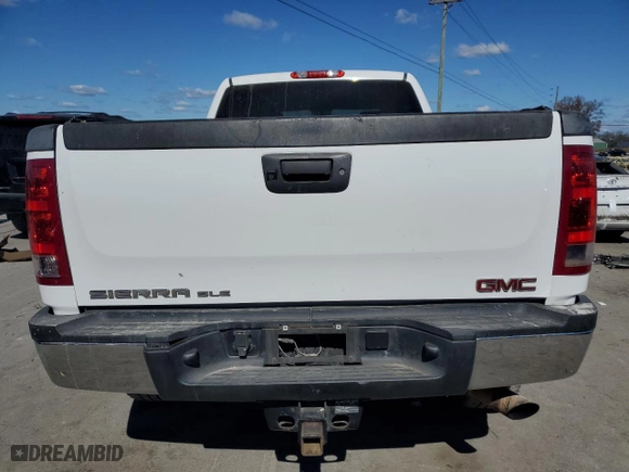 2013 GMC Sierra 2500HD SLE with VIN 1GT220CG8DZ395364, listed as a Copart auction lot 76258174 with 0 mi miles and Salvage Title. Bid and sale history available at carsss.com. Image 6.