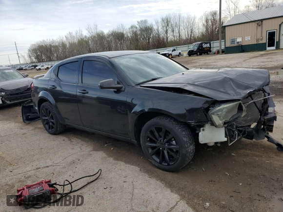 2014 Dodge Avenger SE with VIN 1C3CDZAB0EN235079, listed as a Copart auction lot 50106065 with 150,157 mi miles and Salvage Title. Bid and sale history available at carsss.com. Image 4.