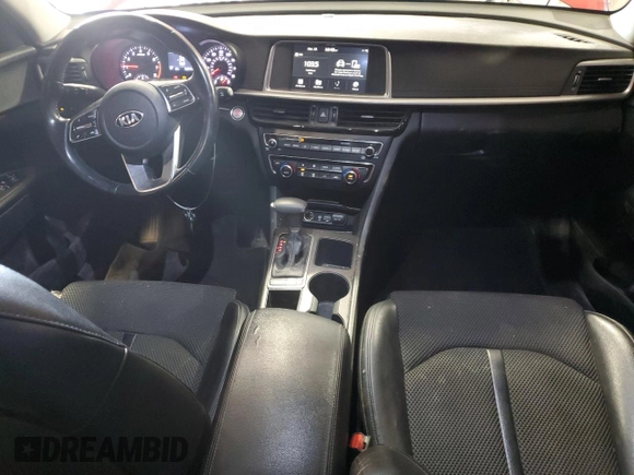 2019 Kia Optima LX with VIN 5XXGT4L32KG306587, listed as a Copart auction lot 52966275 with 185,613 mi miles and Salvage Title. Bid and sale history available at carsss.com. Image 8.