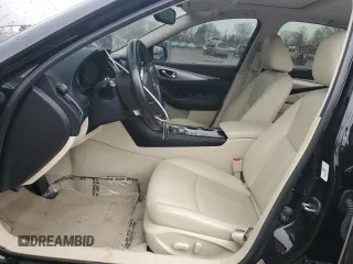 2020 Infiniti Q50 with VIN JN1EV7AR3LM252421, listed as a Copart auction lot 52086965 with 37,087 mi miles and Salvage Title. Bid and sale history available at DreamBid. Image 7.