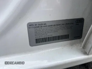 2013 Audi A4 Premium with VIN WAUBFAFL0DN036100, listed as a Copart auction lot 59187055 with 137,000 mi miles and Clean title. Bid and sale history available at DreamBid. Image 10.