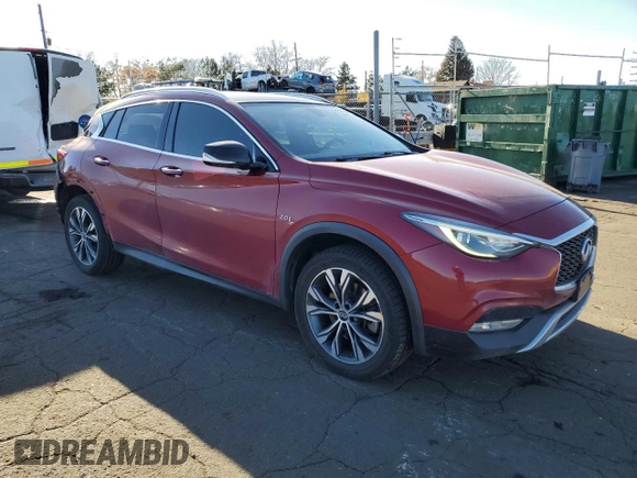 2017 Infiniti QX30 Premium with VIN SJKCH5CR2HA037261, listed as a Copart auction lot 81511084 with 72,345 mi miles and Salvage title. Bid and sale history available at DreamBid. Image 4.