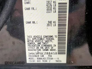 2016 Nissan Altima SR with VIN 1N4AL3AP5GC288458, listed as a Copart auction lot 60122405 with 127,559 mi miles and Salvage title. Bid and sale history available at DreamBid. Image 12.