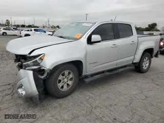 2020 Chevrolet Colorado 2WD Work Truck with VIN 1GCGSBEA9L1163024, listed as a Copart auction lot 44731445 with 76,154 mi miles and Salvage Title. Bid and sale history available at carsss.com. Image 1.