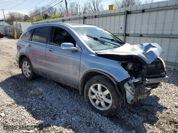 2009 Honda CR-V EX-L with VIN 5J6RE487X9L052596, listed as a Copart auction lot 52109765 with 0 mi miles and Salvage Title. Bid and sale history available at carsss.com. Image 4.