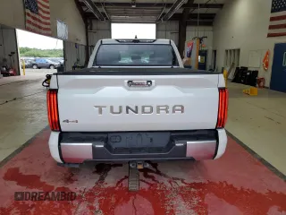 2023 Toyota Tundra Capstone Hybrid with VIN 5TFVC5DB9PX030251, listed as a Copart auction lot 55017275 with 24,192 mi miles and Salvage title. Bid and sale history available at DreamBid. Image 6.